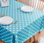 55"x94" PEVA Vinyl Polka Dots Tablecloth w/ Flannel Backing