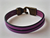 Silver/Brass Hook Leather Bracelet