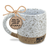 Mug Speckled Stone Peace White18Oz