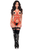 BOXED Red Stretchy Body Harness Bodysuit with Silver Hardware