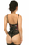 Lavish Floral Satin Open Cup Waist Cincher