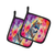 Hippie Animal Zebra Pair of Pot Holders