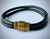 Men's Industrial Leather Bracelet with Antique Silver/Brass/Copper Clasp