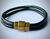 Men's Industrial Leather Bracelet with Antique Silver/Brass/Copper Clasp