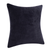 20" Black Cotton Throw Pillow
