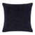 20" Black Cotton Throw Pillow