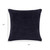 20" Black Cotton Throw Pillow