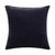 20" Black Cotton Throw Pillow