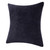20" Black Cotton Throw Pillow