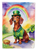 Dachshund St Patrick's Day Garden Flag