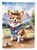 Corgi Cowboy Welcome Garden Flag