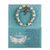 Bead Bracelet Guardian Angel Aqua/White