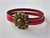 Children's Flower Leather Bracelet (Silver or Brass)