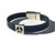 Peace Sign Leather Bracelet