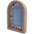 Framed Arch Never Regret Gray 9x13