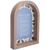 Framed Arch Never Regret Gray 9x13
