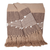 Experience Warmth with Cotton Slub Throw (50" x 60" size and Tassels)