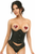 Lavish Satin Open Bust Underwire Short Underbust Corset