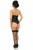 Lavish Satin Open Bust Underwire Short Underbust Corset