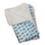 Blue & Gray Hearts Fleece/Plush Blanket