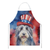 Bearded Collie Patriotic American Apron