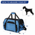 JESPET Soft-Sided Kennel Pet Carrier for Small Dogs, Cats, Puppy, Airline Approved Cat Carriers Dog Carrier Collapsible, Travel Handbag & Car Seat