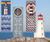 Packaged Bookmarks Lighthouse 3 Designs