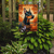 Doberman Pinscher Fall Garden Flag