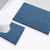 2 Piece Soft Cozy Plush Chenille Bath Mat & Contour Bath Rug