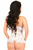 Lavish Lace Ruffled Underwire Cincher Corset