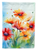 Gerbera Daisies in Watercolor Garden Flag