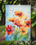 Gerbera Daisies in Watercolor Garden Flag