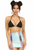 Mermaid Holo Lace-Up Skirt