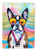 Boston Terrier Hippie Dawg Garden Flag