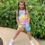 AnnLoren Girls Hoodie Tank and Shorts Set