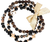 Bracelet Triple Dark Brown Beads