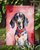 Bluetick Coonhound My Valentine Garden Flag