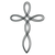 Wall Oval Open Cross
