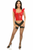 Lavish Faux Leather Bustier Top with Ruffle Sleeves
