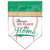 No Place Like Home Baseball Burlap