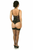 Lavish Floral Satin Open Cup Waist Cincher