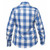 TW262.00 - Ladies Blue and White Flannel Shirt