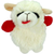 Multipet Mini Lamb Chop Crinkle Plush Dog Toy 6"