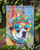 Akita Hippie Dawg Garden Flag