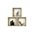 Set of Three Eli Faux Niche 3D Peel and Stick Wall Decals