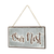 6" X 12" Gray and Brown Our Nest Galvanized Metal Wall Decor