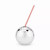 Silver Disco Ball Drink Tumbler By Blush