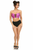 Lavish Holo Lace-Up Bustier Top