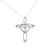 CROSS MY HEART MOBIUS CROSS 18" CHAIN