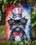 Affenpinscher Patriotic American Garden Flag